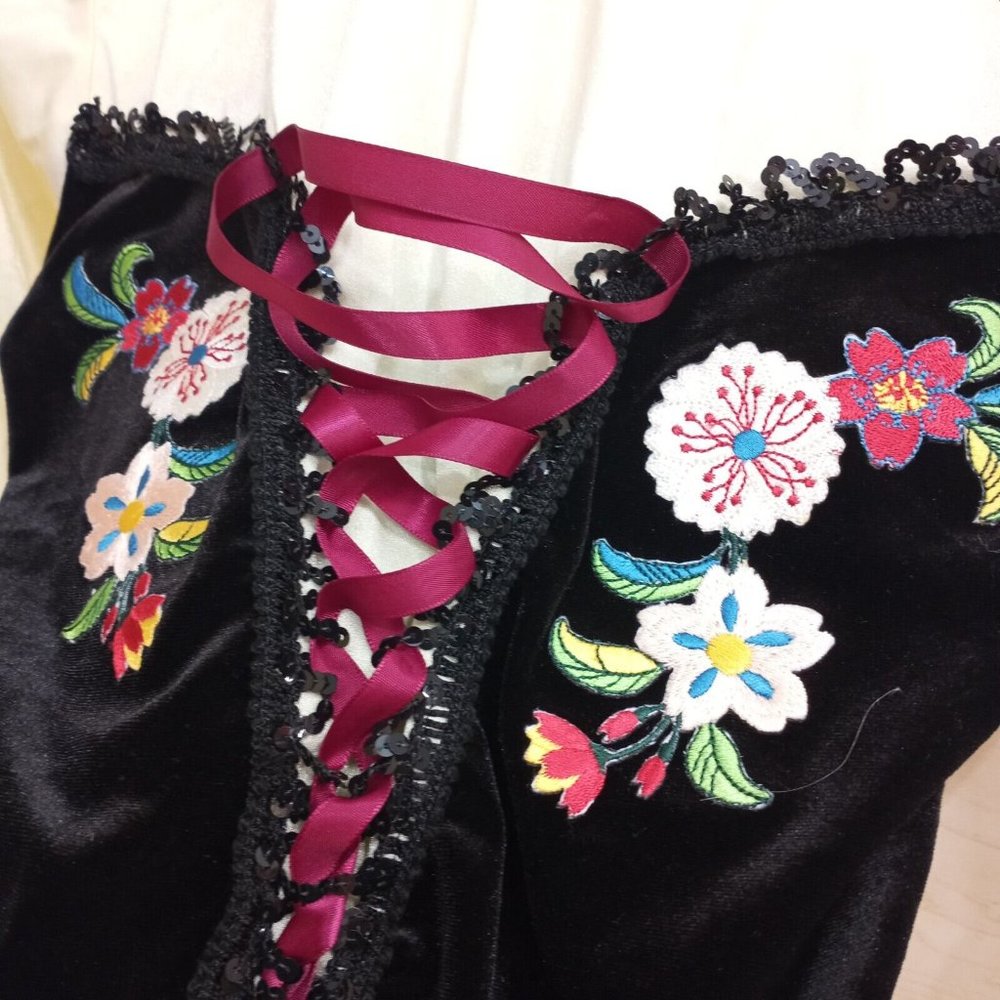 Giselle style Embroidery Ballet Costume